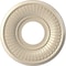 Ekena Millwork Berkshire PVC Medallion (Canopies up to 4 1/2"), 10"OD x 3 1/2"ID x 3/4"P, Metallic Mist CMP10BEEPE - alternate 1